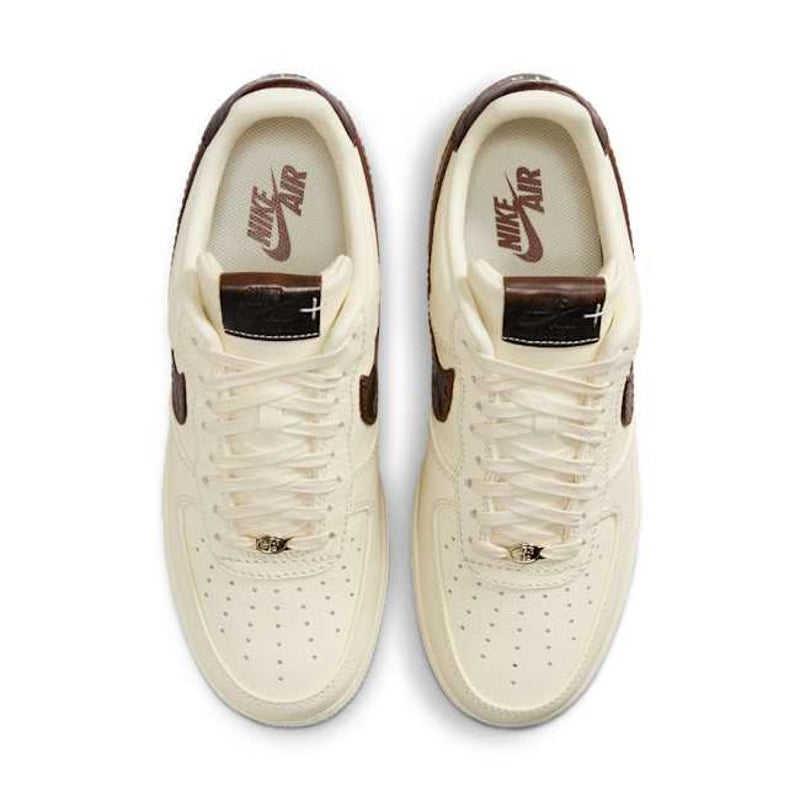 Nike Air Focre 1 Low Trainers Sail & Brown