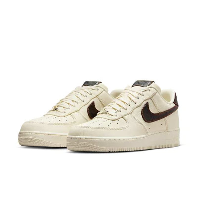 Nike Air Focre 1 Low Trainers Sail & Brown