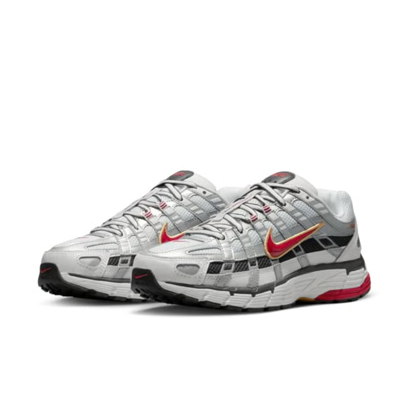 Nike P-6000 White & Varsity Red