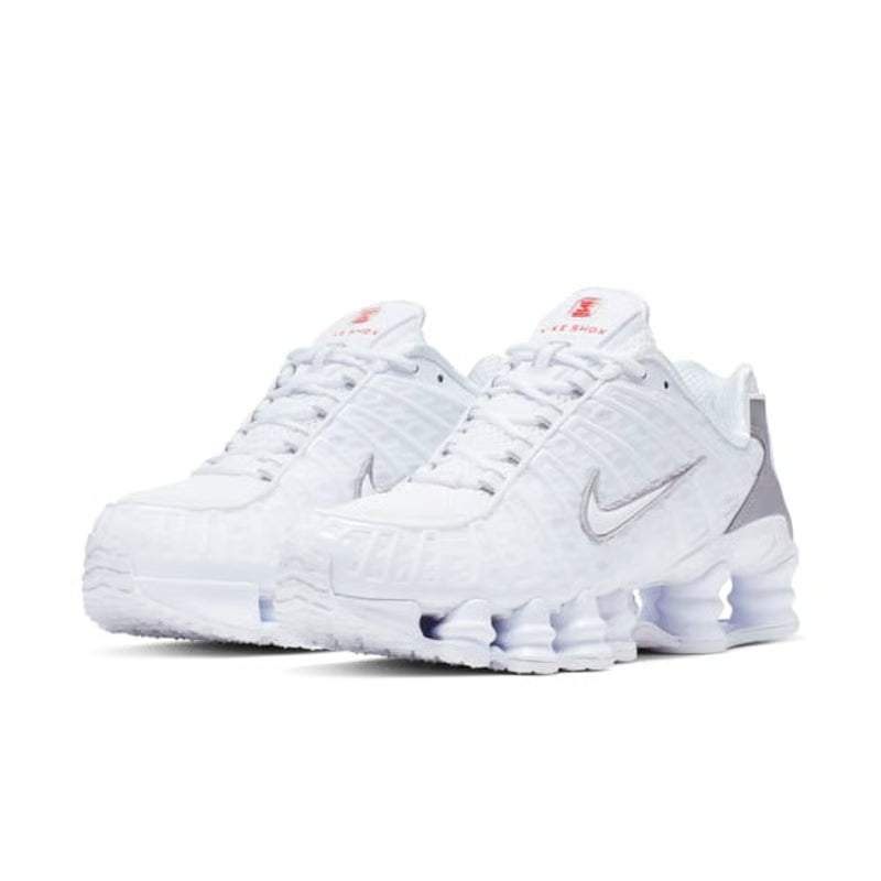 Nike Shox White metallic sliver
