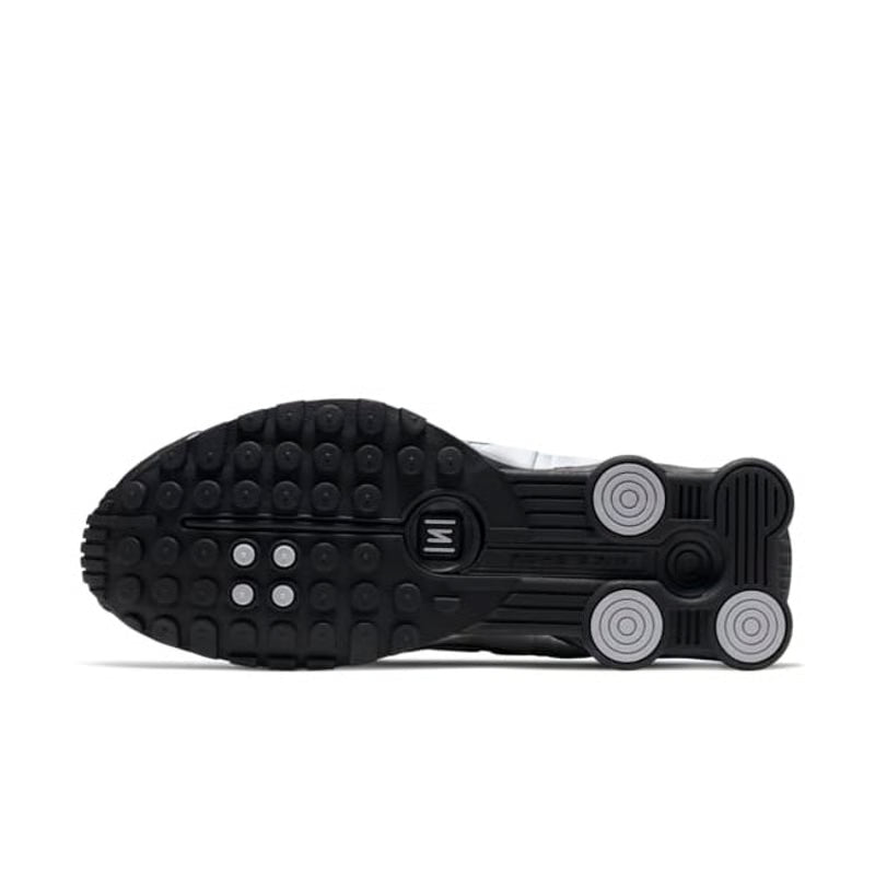Nike Shox R4 Black & Metallic Sliver