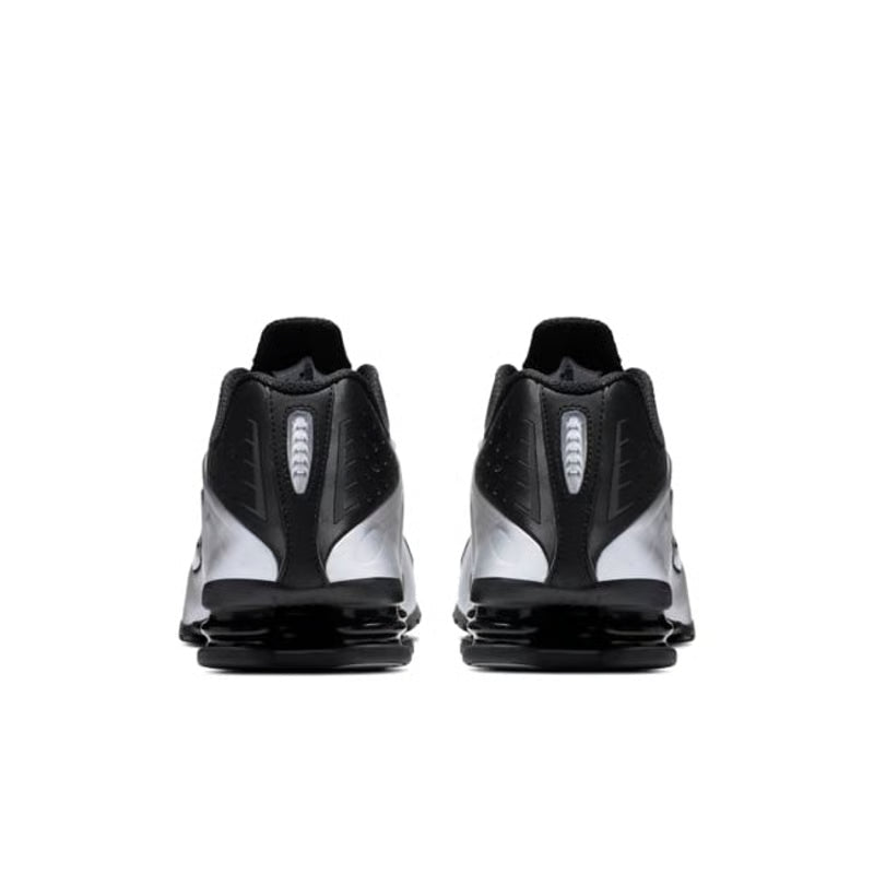 Nike Shox R4 Black & Metallic Sliver