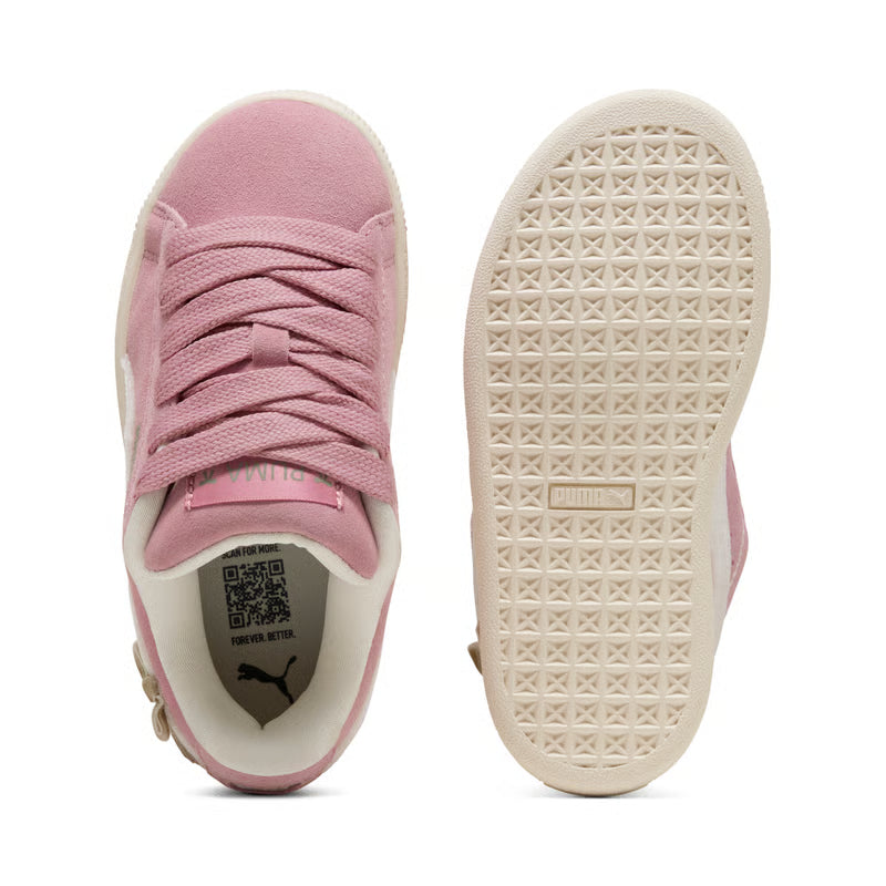 PUMA SUEDE XL BOWTIQUE Poised Pink & Frosted Ivory