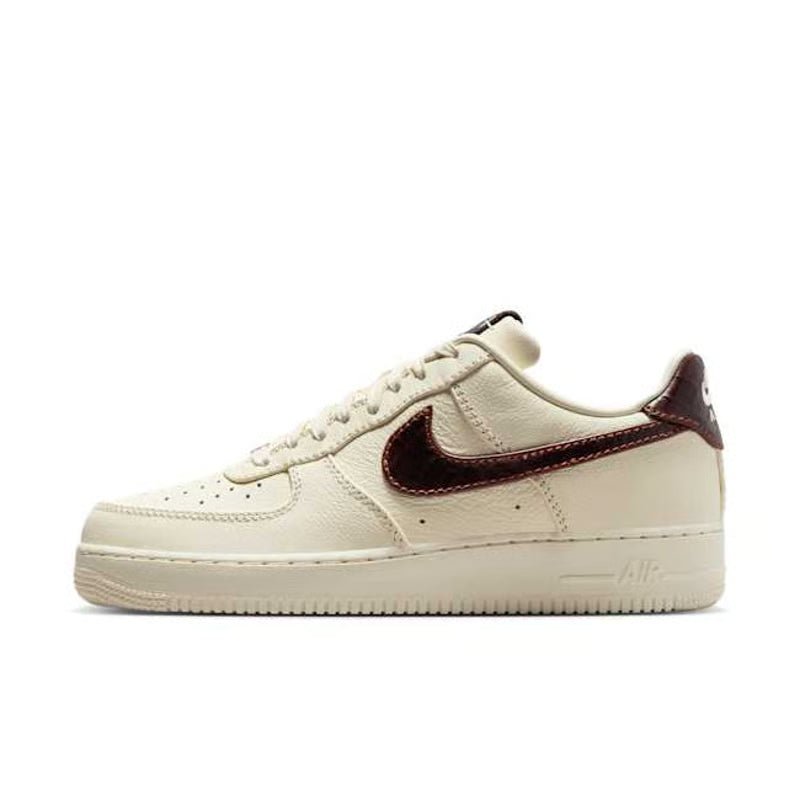 Nike Air Focre 1 Low Trainers Sail & Brown