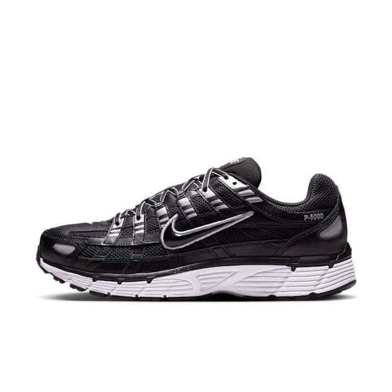 Nike P-6000 Black & Metallic Silver