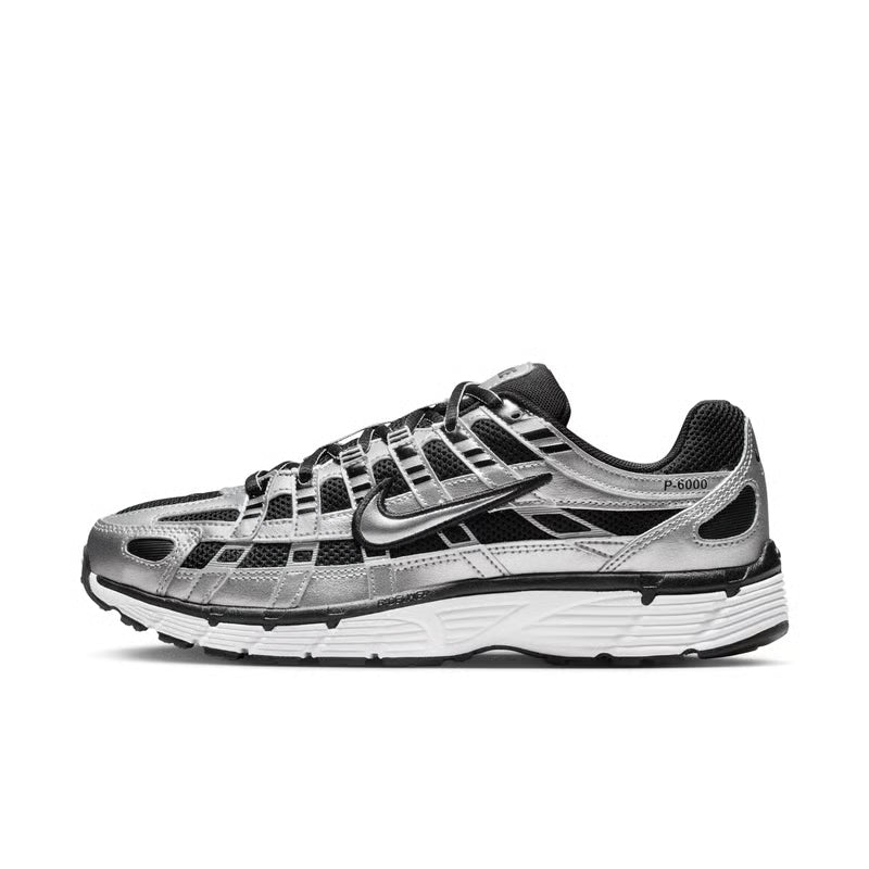 Nike P-6000 Metallic Silver & Black