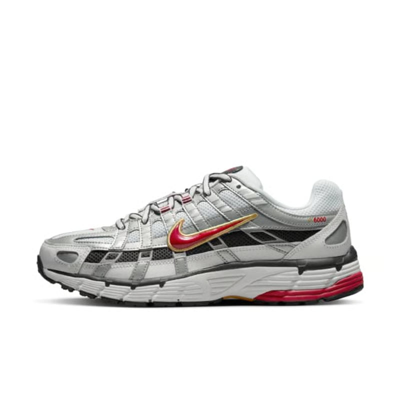 Nike P-6000 White & Varsity Red