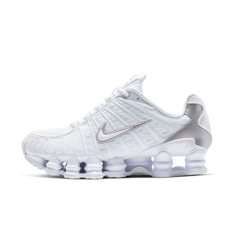 Nike Shox White metallic sliver